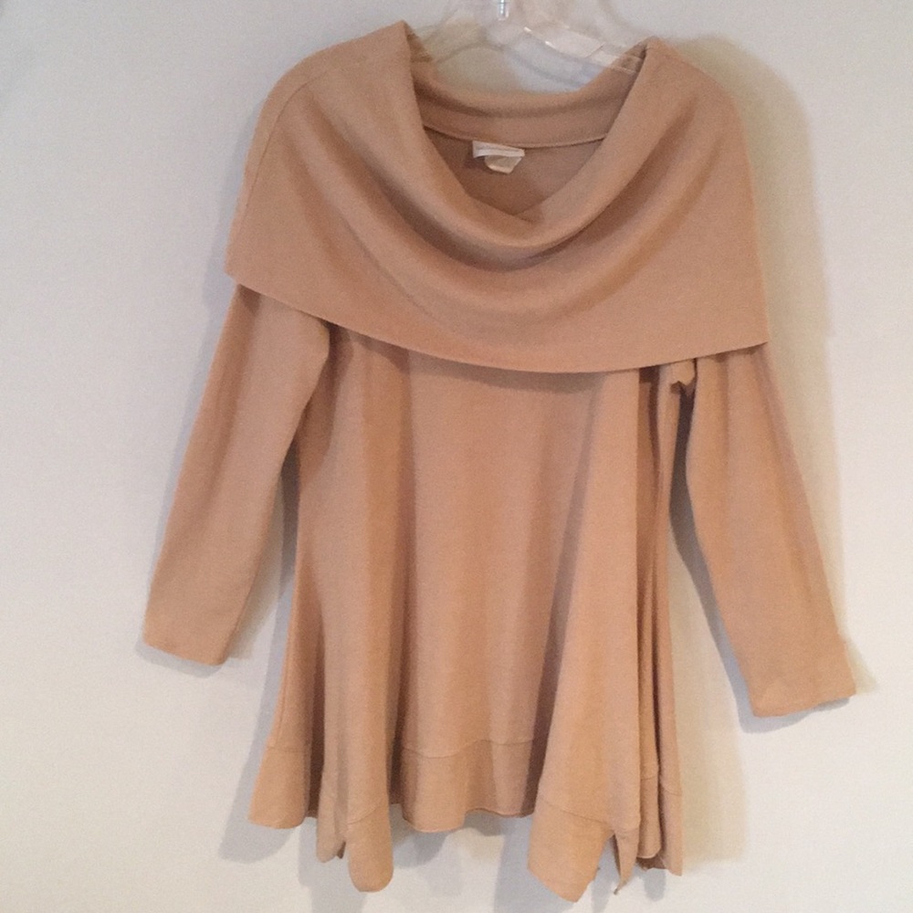 EUC Soft Surroundings cowl sweater tunic